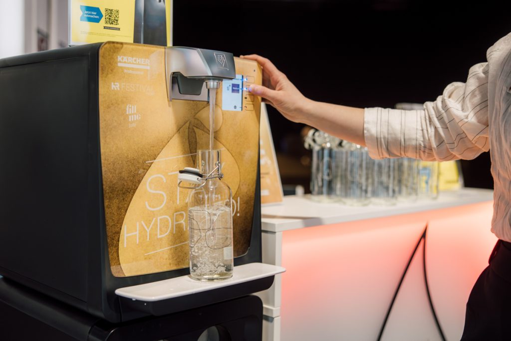 Perfekt für Wasserspender