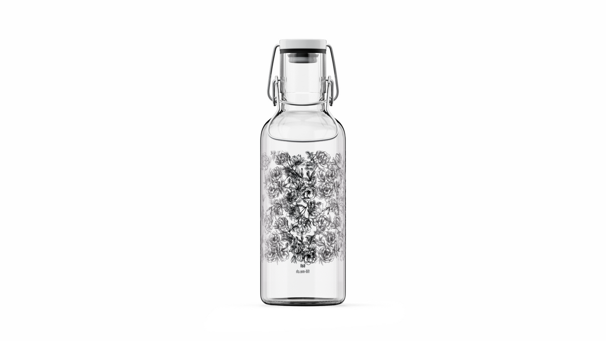 Drinking bottle rose garden 0.6 liters