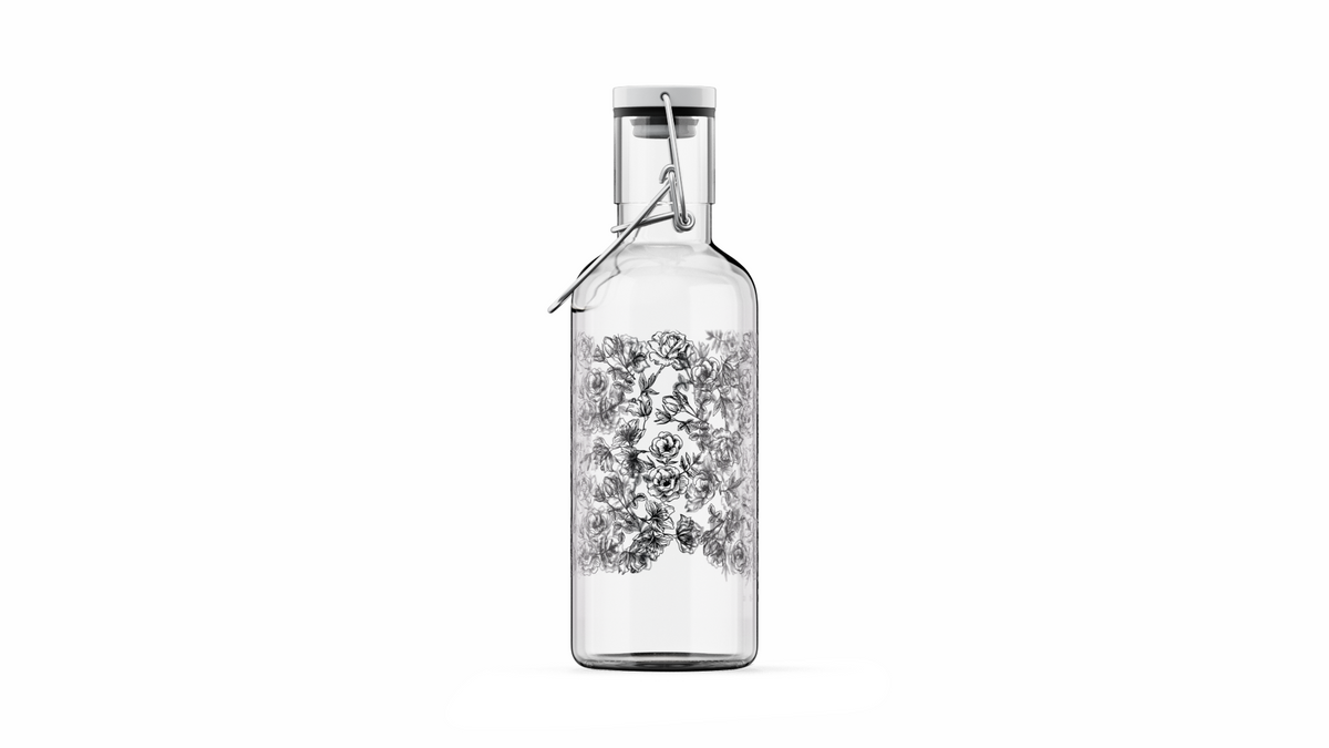 Drinking bottle rose garden 0.6 liters