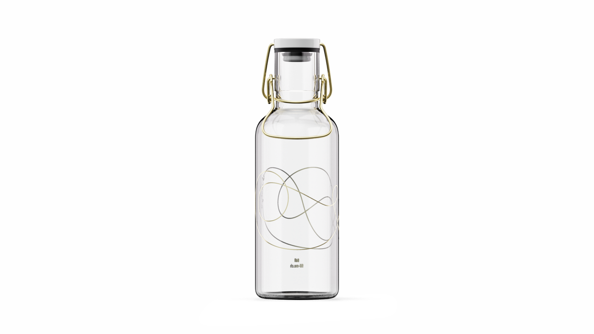 Drinking bottle Thirsty Gold 0.6 liters