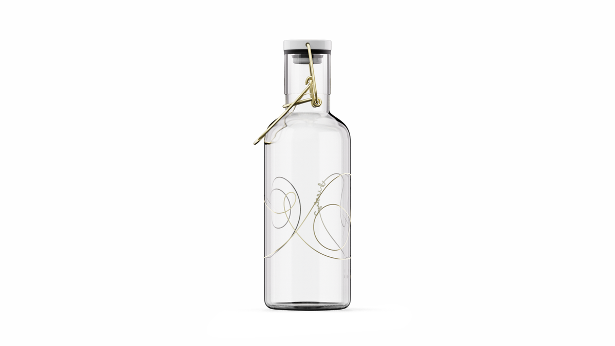 Drinking bottle Thirsty Gold 0.6 liters