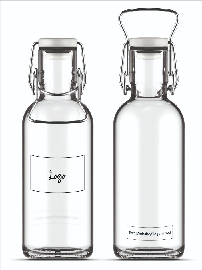 Trinkflasche mit Logo 0.6 Liter (Kopie BF)
